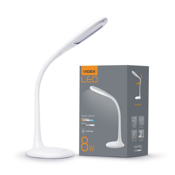 LED лампа настiльна VIDEX TF03W 8W