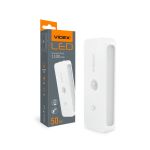 Акумуляторний LED світильник з датчиком руху VIDEX VL-NL053W-S 50Lm 3000K-6500K