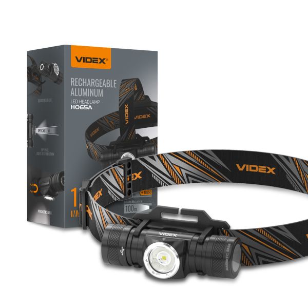 Налобний світлодіодний ліхтарик VIDEX VLF-H065A 1200Lm