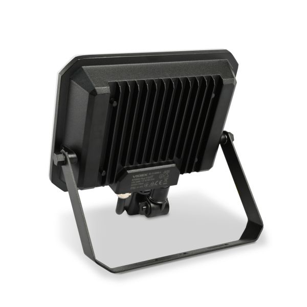Прожектор LED VIDEX F3 30W 5000K з датчиком руху 220V Black (VLE-F3-0305B-S)