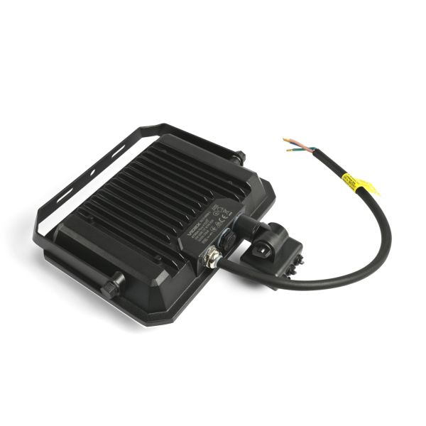 Прожектор LED VIDEX F3 50W 5000K з датчиком руху 220V Black (VLE-F3-0505B-S)