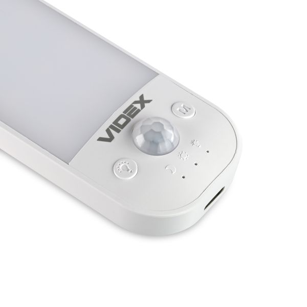 Акумуляторний LED світильник з датчиком руху VIDEX VL-NL014W-S 50Lm