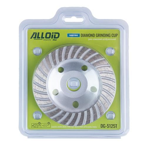 Диск алмазний шліфувальний Alloid TURBO /125 мм/