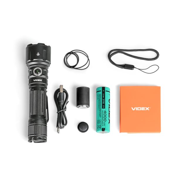 Потужний ручний ліхтар VIDEX VLF-A376 3600Lm