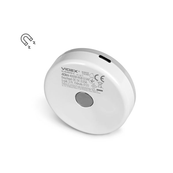 Акумуляторний сенсорний LED світильник VIDEX VL-NL064W-G