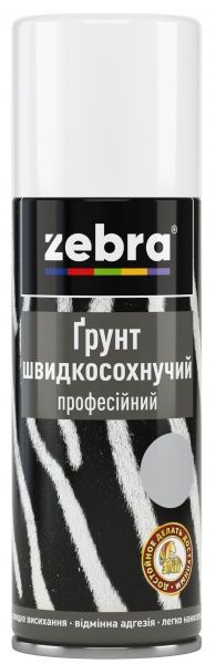Грунт аерозольний "ZEBRA" білий /400 мл/