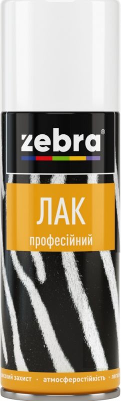Лак аерозольний "ZEBRA" матовий /400 мл/