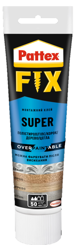 Клей монтажний Pattex Fix Super / 50 г/
