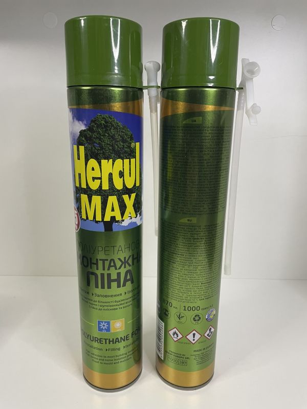 Піна монтажна Hercul MAХ ручна /850 мл/