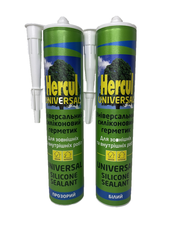 Герметик силіконовий HERCUL UNIVERSAL прозорий 280 мл