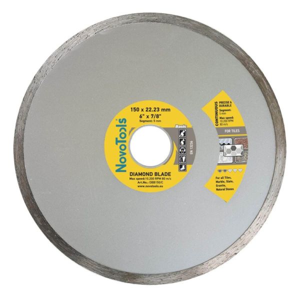 Диск алмазний Novoabrasive /150*5*22.23/ ПЛИТКА